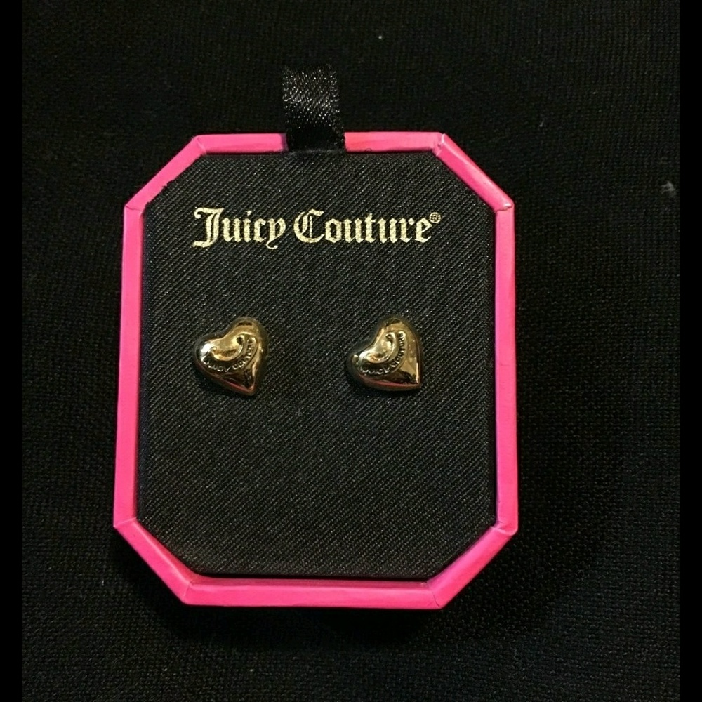 💖Juicy Couture Puffed Heart Earrings